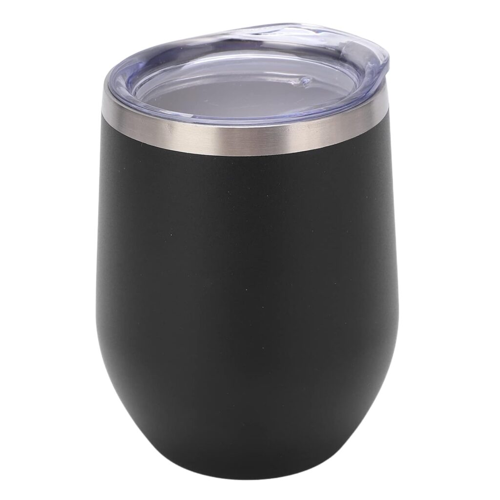 Wine Shape Insulated Mug with Lid