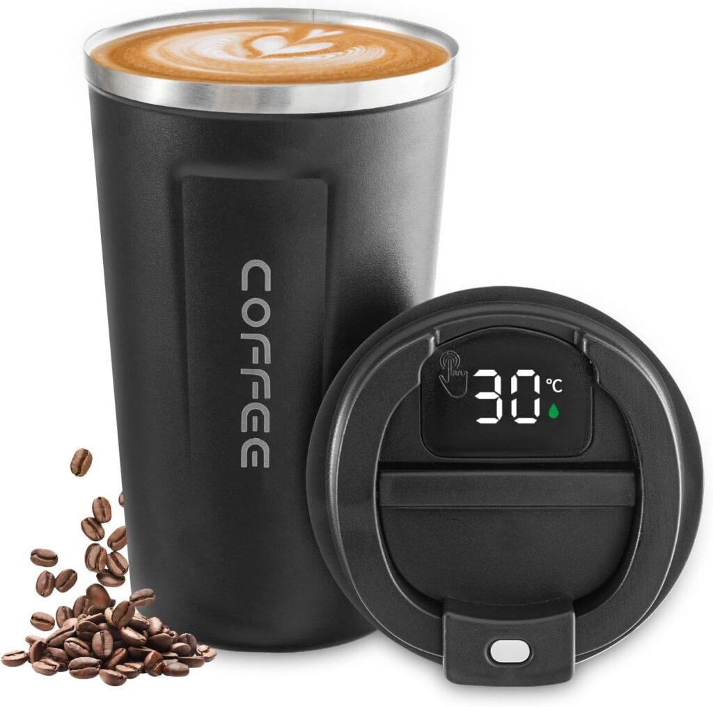 Coffee Mug with Temperature Display
